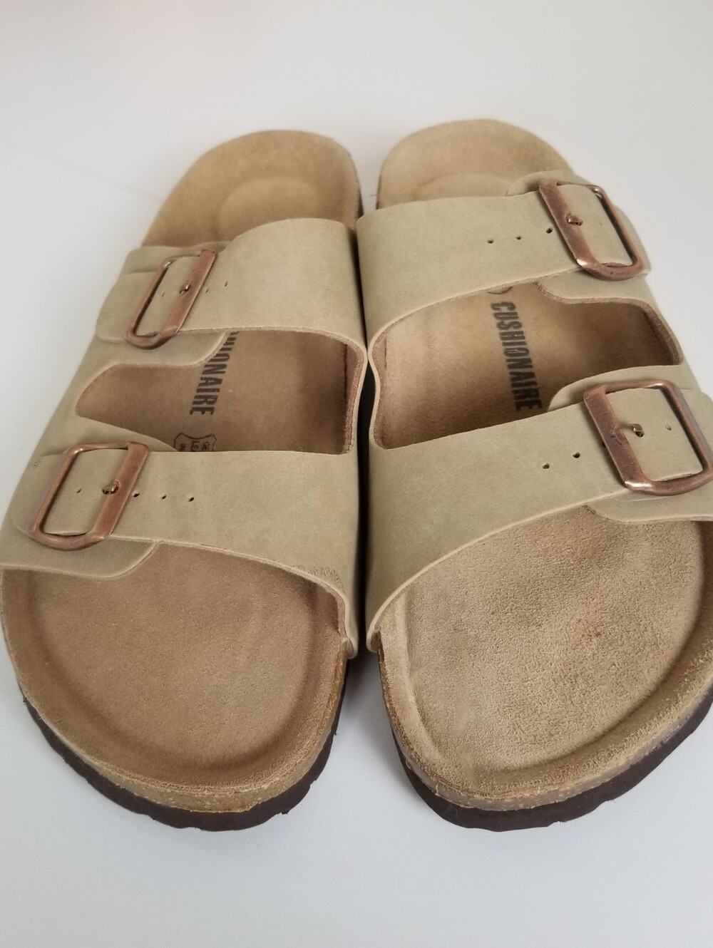 Cushionaire Lane Slide Sandals Size 10